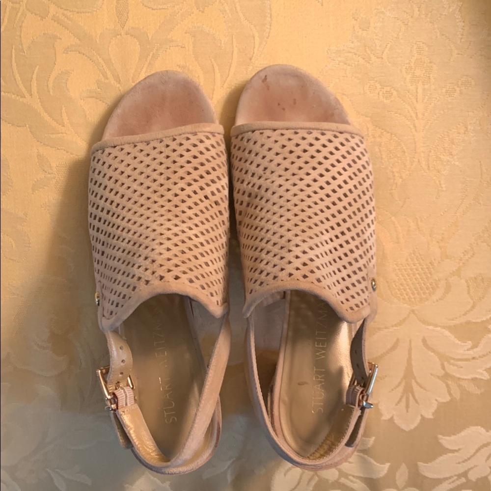 Stuart Weitzman Women's Cream Sandals